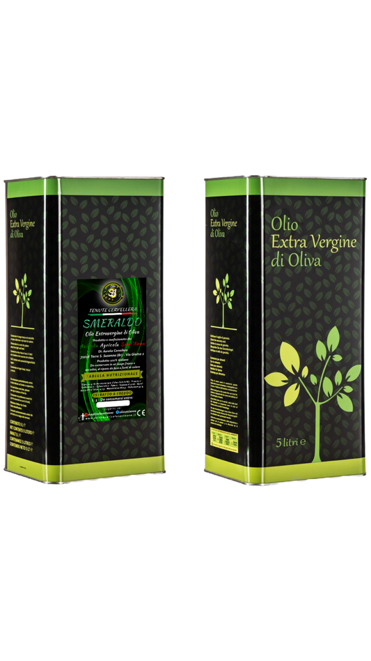 Olio Extravergine di Oliva - Lattine da 5L.