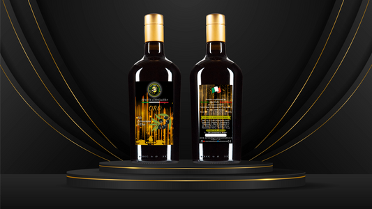 Olio Extravergine di Oliva - Bottiglia Oro x6